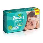 PAMPERS BABY DRY L(9-14 KG) 60 DIAPERS